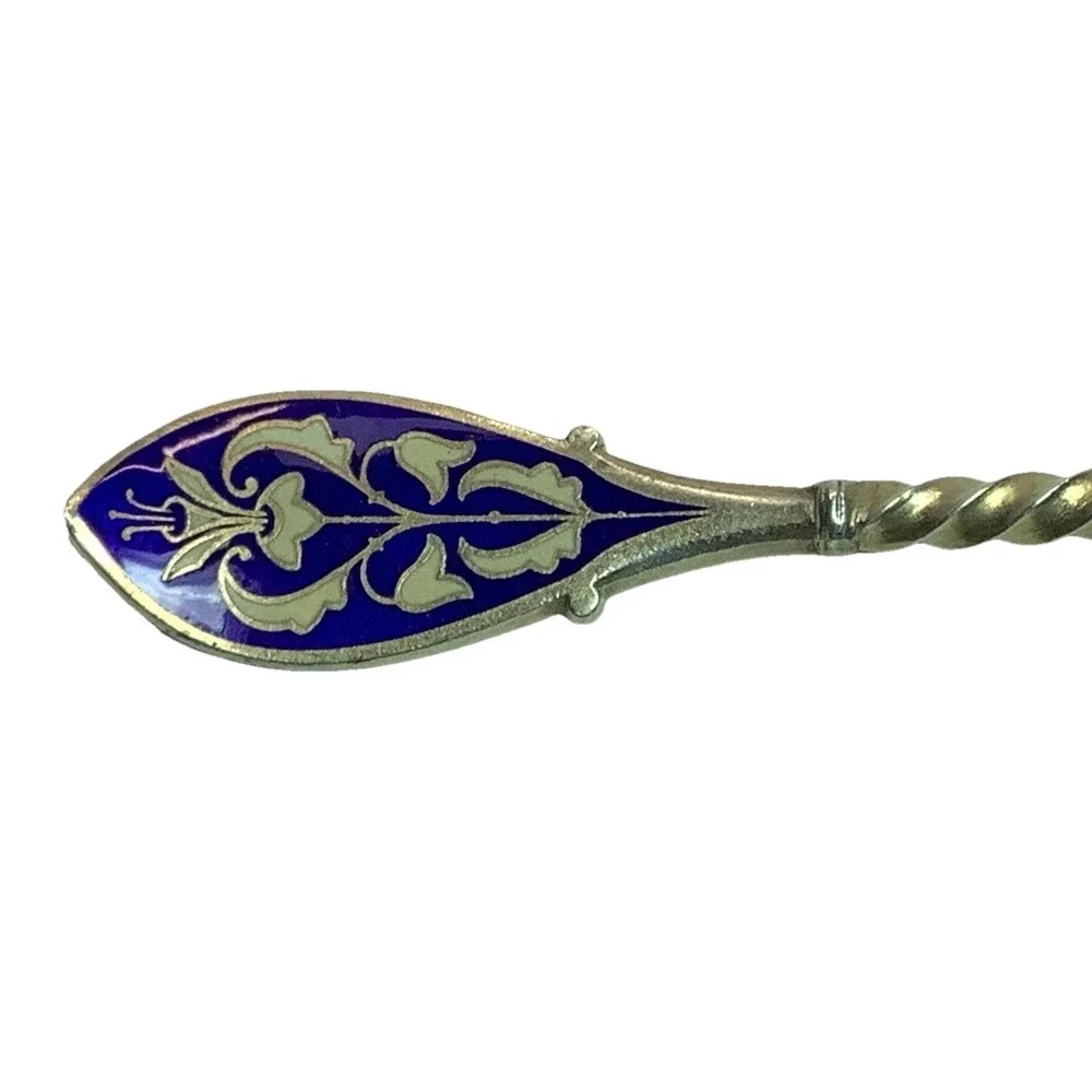 Vintage Sterling Silver David Anderson Demitasse Spoon Signed Innsbruck‎ 1890